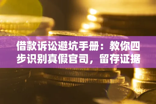 北京借款诉讼避坑手册：教你四步识别真假官司，留存证据不踩雷