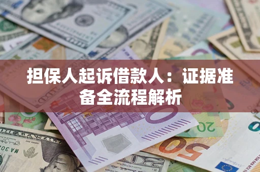 北京担保人起诉借款人：证据准备全流程解析