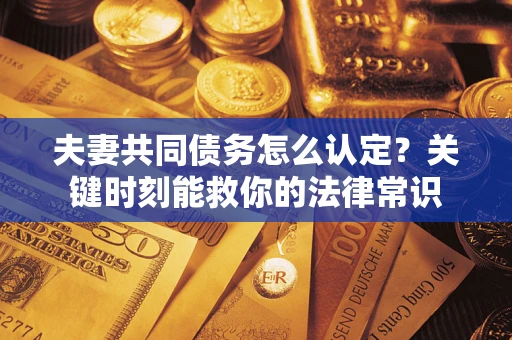 北京夫妻共同债务怎么认定？关键时刻能救你的法律常识