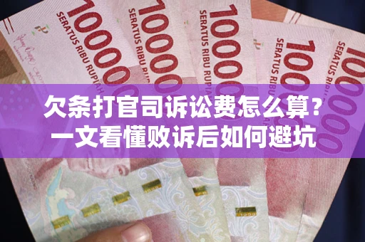 北京欠条打官司诉讼费怎么算？一文看懂败诉后如何避坑